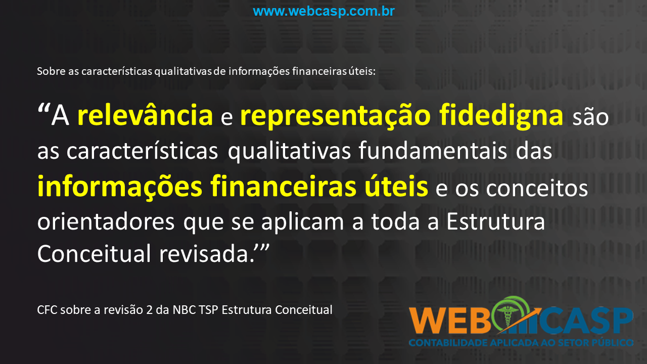 Caractersticas qualitativas de informaes financeiras teis