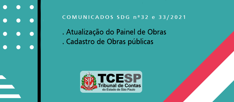 Painel de Obras do TCESP ser atualizado em outubro