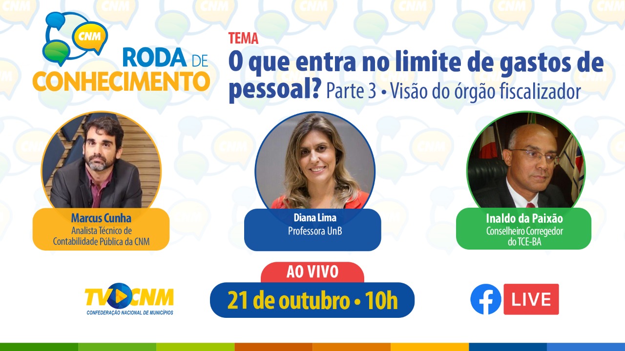 O que entra no limite de gastos de pessoal - Viso do rgo fiscalizador foi tema da Roda de Conhecimento