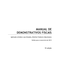 13 edio do Manual de Demonstrativos Fiscais est em consulta pblica