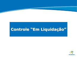 Controle em liquidao e sua relao com o Supervit Financeiro