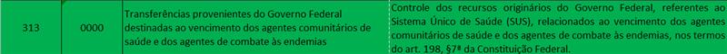 Transferncias provenientes do Governo Federal destinadas ao vencimento dos agentes comunitrios de sade e dos agentes de combate s endemias EC 120/2022